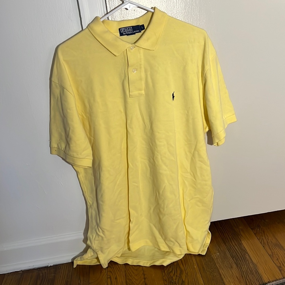 Yellow Ralph Lauren short sleeve Polo